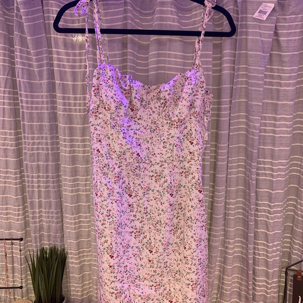 Floral mini dress